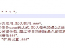 关于备份数据的最大保留份数