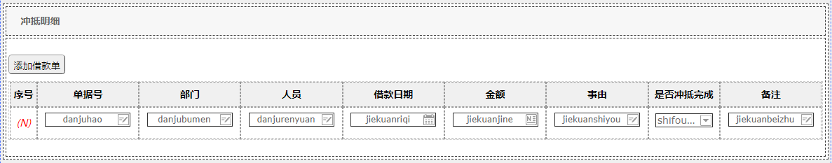 流程A镶嵌表格