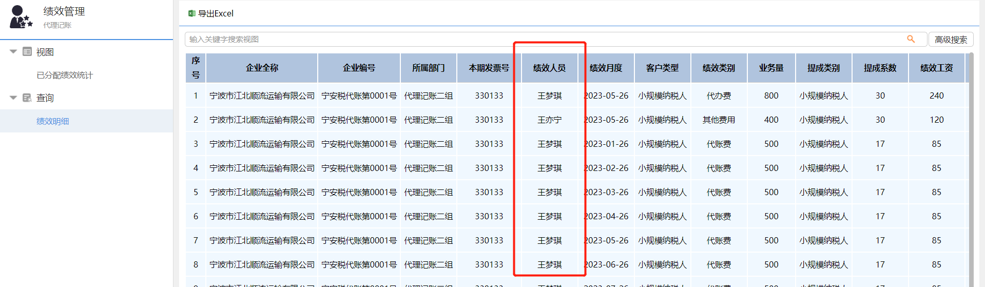 用户看到的视图
