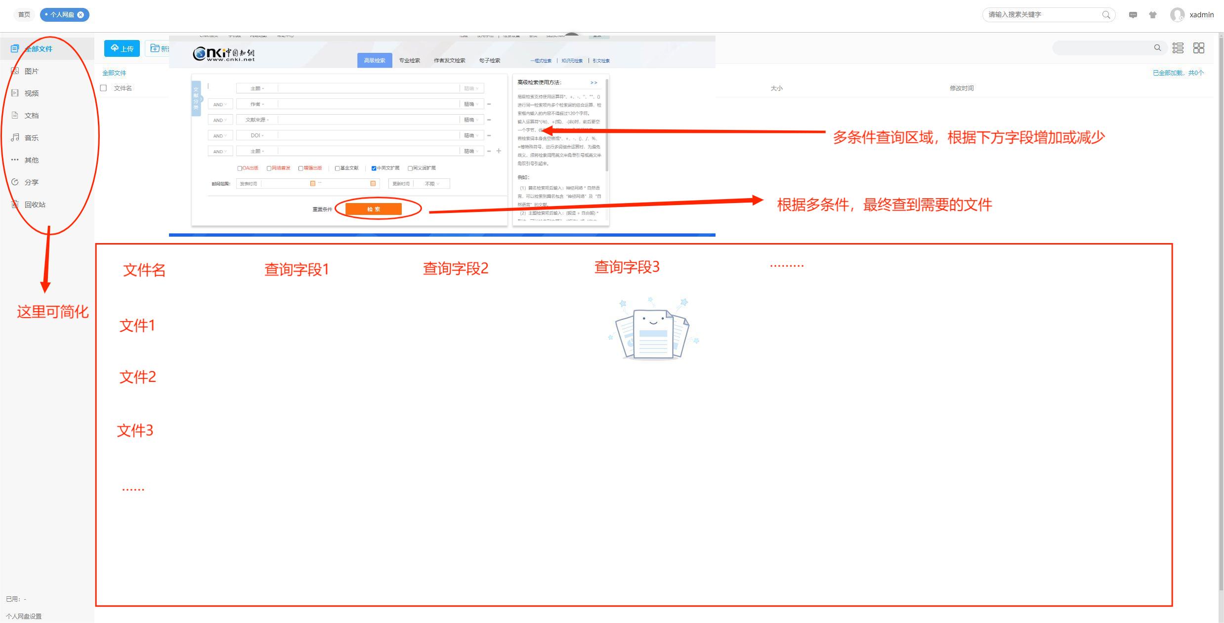 企业网盘应用效果图